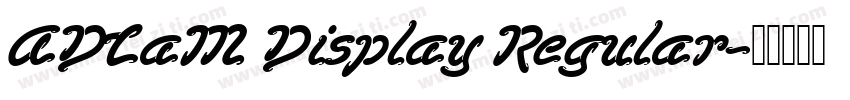 ADLaM Display Regular字体转换